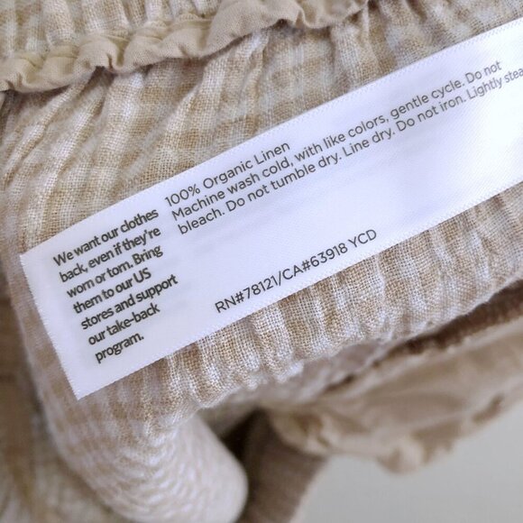 EILEEN FISHER 100% Organic Linen Bermuda Size XS. - Picture 6 of 8